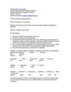 Visuales para gramática.