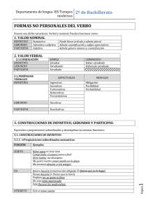 2º de Bachillerato - IES Tiempos Modernos