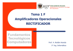 Tema 1 F Amplificadores Operacionales RECTIFICADOR