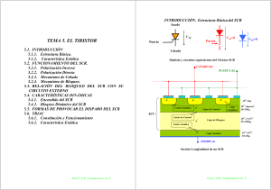 TEMA 5. EL TIRISTOR