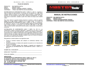 manual de instrucciones