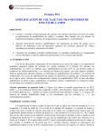 Práctica PF4 AMPLIFICACIÓN DE VOLTAJE CON TRANSISTORES