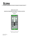 manual del se-330 monitor de resistencia de puesta a