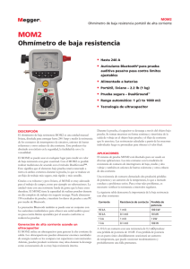 Ohmímetro de baja resistencia