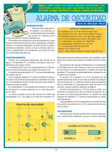 alarma de oscuridad - Blog de electrónica Electronicasi.com