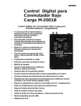 Control Digital para Conmutador Bajo Carga M-2001B
