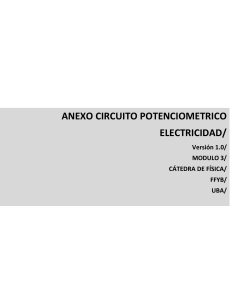 ANEXO CIRCUITO POTENCIOMETRICO ELECTRICIDAD/