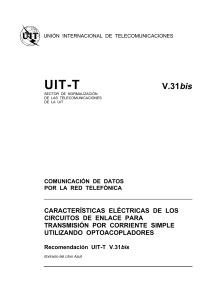 UIT-T Rec. V.31 bis (10/84) Características eléctricas de los circuitos