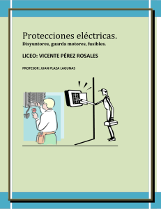 protecciones elctricas - Liceo Industrial "Vicente Pérez Rosales"