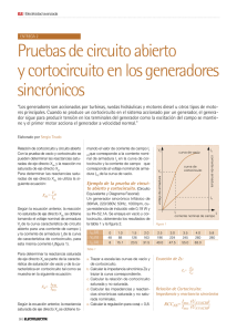 Pruebas de circuito abierto y cortocircuito en los
