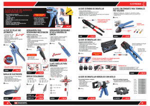 49 48 alicate de pelar 100% autom&aacute;tico mango revolver a