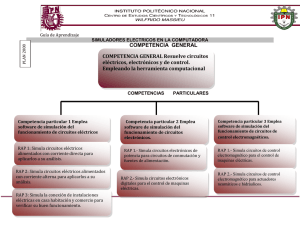 Simuladores electricos en la computadora