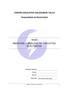 medición y análisis de circuitos eléctricos