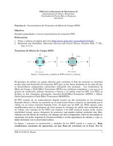Características de FET