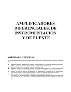 amplificadores diferenciales, de instrumentación