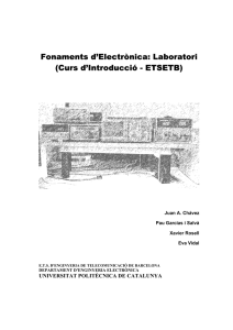 Fonaments d`Electrònica: Laboratori