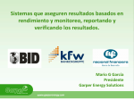 Sistemas que aseguren resultados basados en rendimiento y