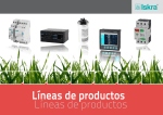 Líneas de productos