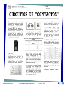 circuitos de "contactos"