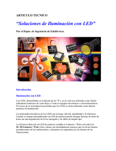 Soluciones de Iluminación con LED