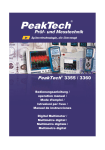PeakTech® 3355 / 3360
