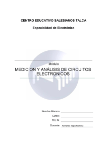 medicion y análisis de circuitos electronicos