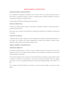 ARRANCADORES A TENSION PLENA GENERALIDADES Y