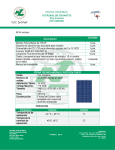 El Kit incluye: Descripción Cantidad Modulo Fotovoltaico de 150 W