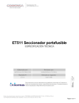 ET511 Seccionador portafusible