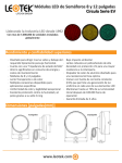 Módulos LED de Semáforos 8 y 12 pulgadas Circulo Serie EV