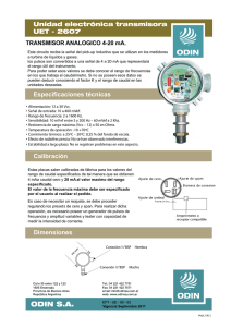 Unidad electrónica transmisora UET - 2607