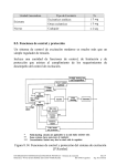 8.5. Funciones de control y protección Un sistema de