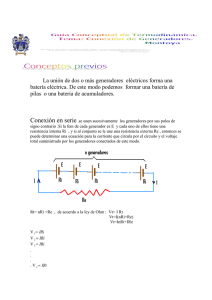 Conexión de generadores
