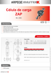 Célula de carga ZAP - Arpege Master k Arpege Master k