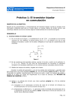 Práctica 1: El transistor bipolar en conmutación