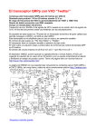 El transceptor QRPp con VXO “1watter”