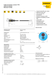 Cable de actuador y sensor / PVC