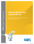 Manual del Usuario Correo de Voz