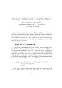 Sistemas numéricos - Universidad de Sonora