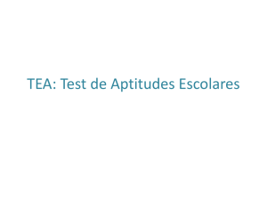 TEA: Test de Aptitudes Escolares