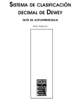 SISTEMA DE CLASIFICACIÓN DECIMAL DE DEWEY