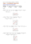 TEMA 6 – LOS NÚMEROS COMPLEJOS