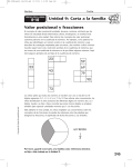Unidad 9: Carta a la familia Valor posicional y fracciones