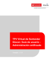 Administración antifraude - Santander Elavon TPV Virtual