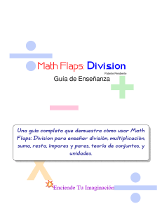 Math Flaps: Division