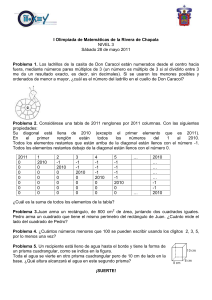 Examen 2011 nivel III