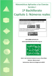 Números reales - Apuntes Marea Verde