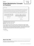 Extend Multiplication Concepts to Fractions