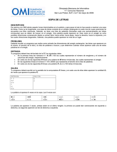 SOPA DE LETRAS aal ala aal ala aal ala aal ala aal ala