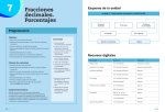 7 Fracciones decimales. Porcentajes